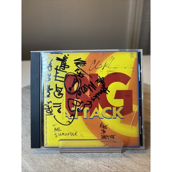 Big Attack – Big Attack CD SIGNED Autographed Band Members Indie Rock